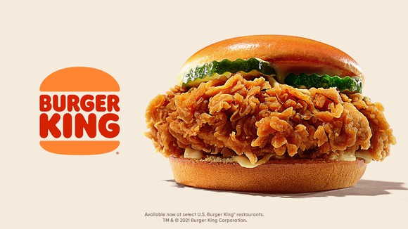 Burger King chicken sandwich