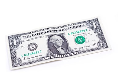one dollar bill