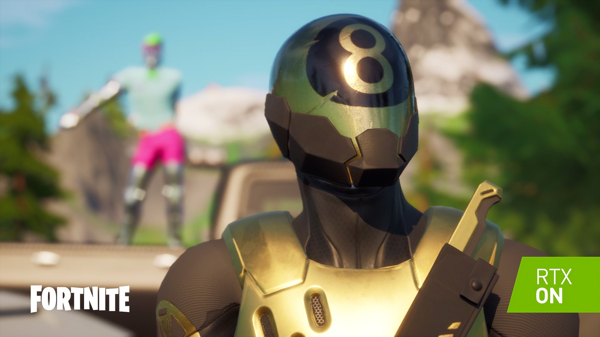 Screenshot of a character in Fortnite 