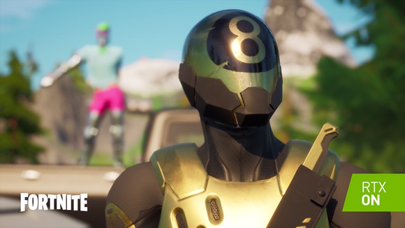 Screenshot of a character in Fortnite 