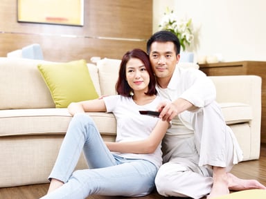 asian couple tv