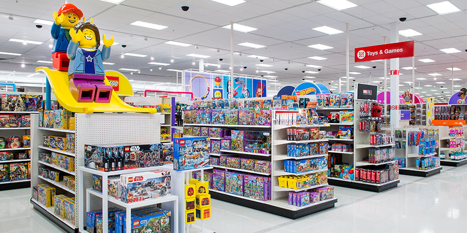 A toy department at Target