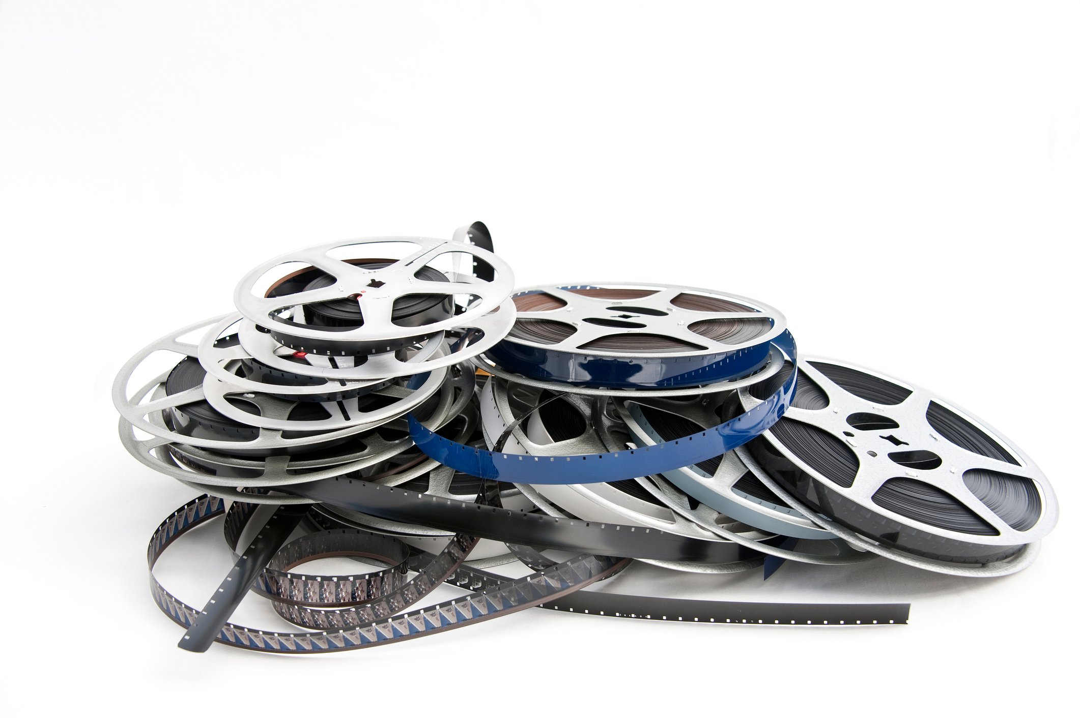 Pile of film reels