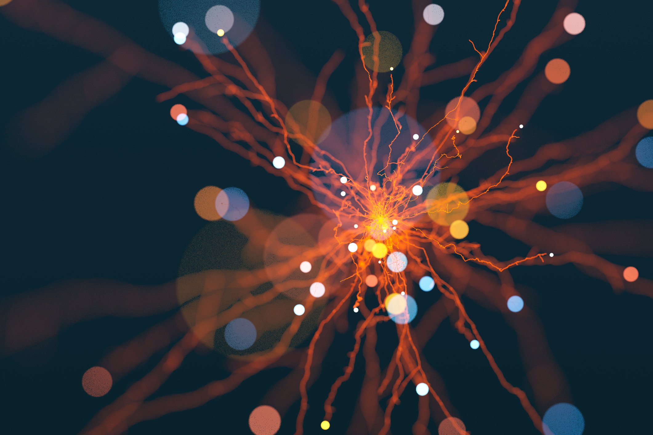 Abstract curly tendrils background.