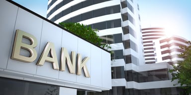 Bank sign