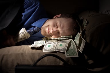 Sleeping-man-dollars