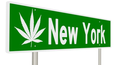 Cannabis - New York sign