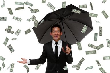 Raining Money -- GettyImages-450806655