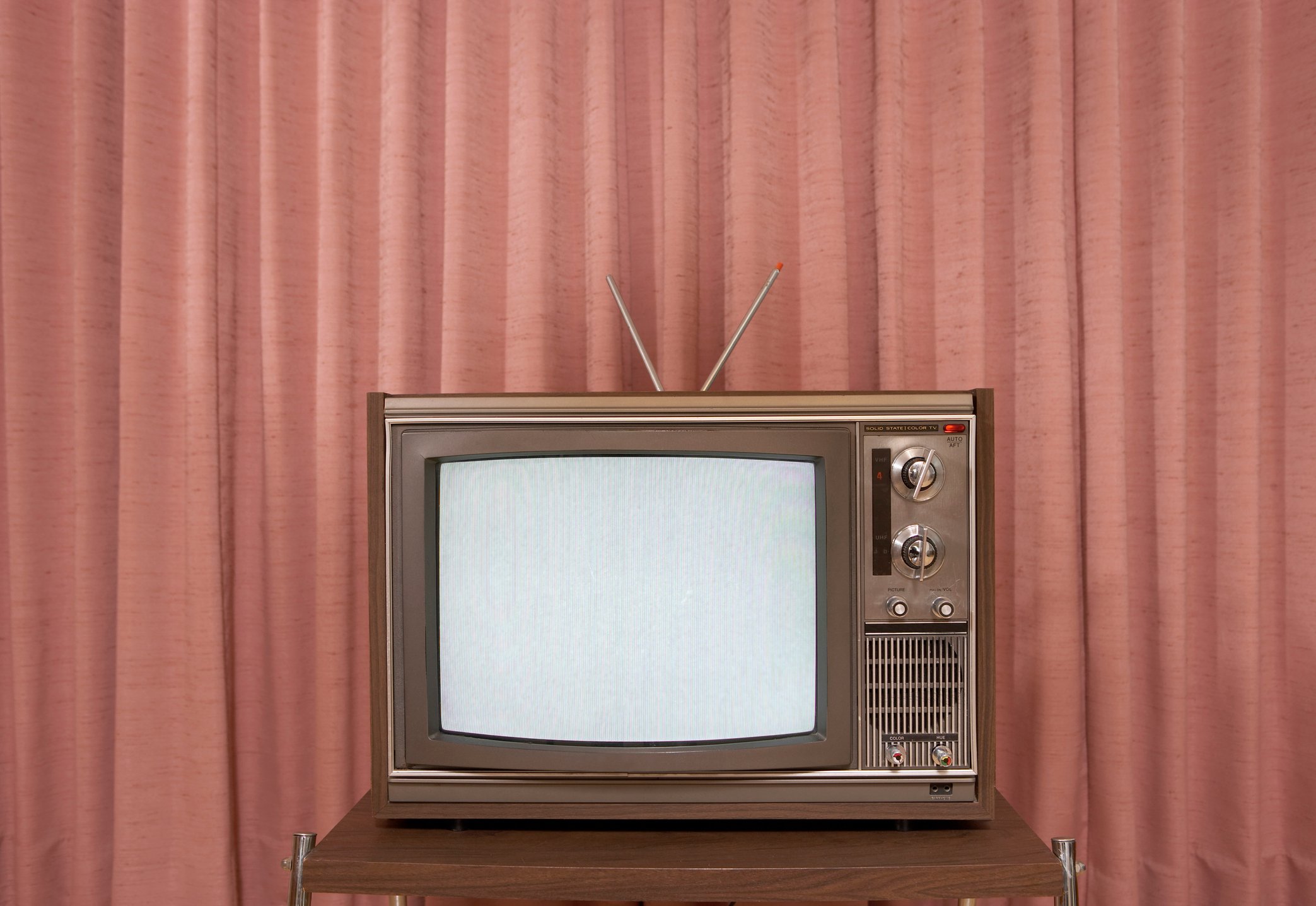 An old television