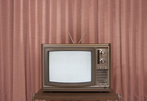 An old television