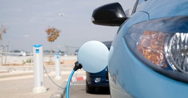 EV plug in getty