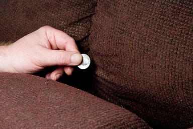 Finding money in the couch