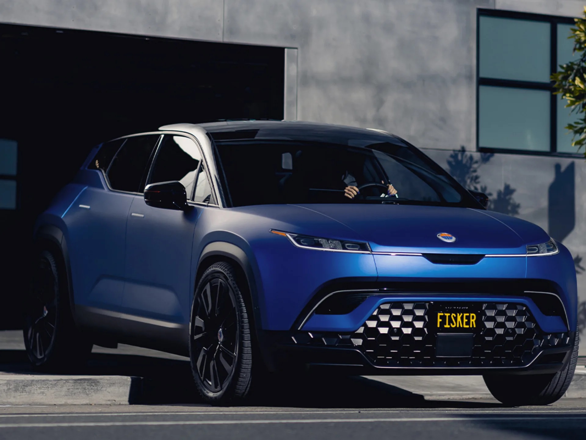 Publicity shot of the Fisker Oean SUV.