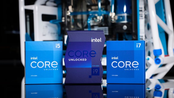 Boxed Intel processors.