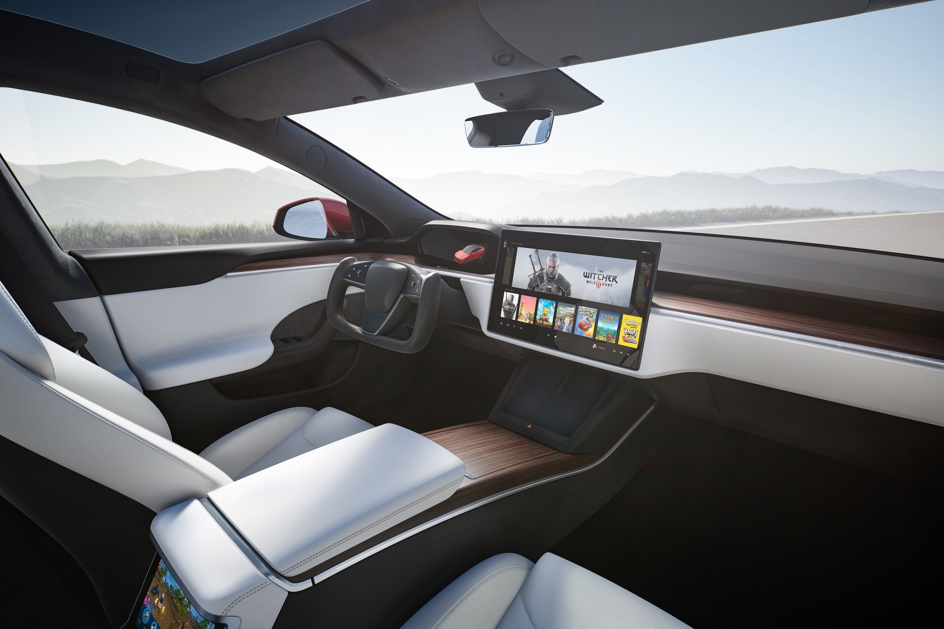 Refreshed Model S interior