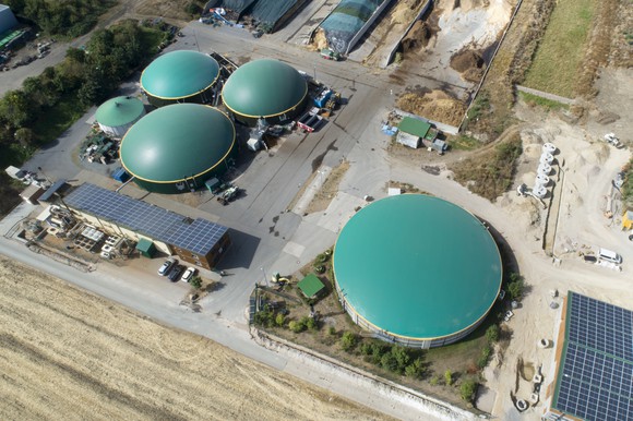 landfill-to-energy plant creating renewable natural gas