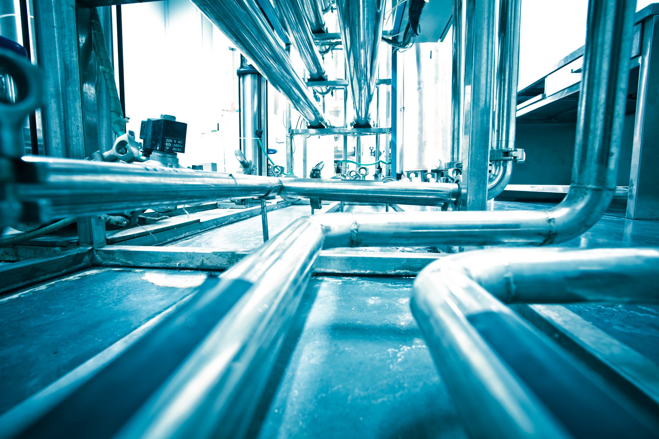 water treatment piping and infrastructure