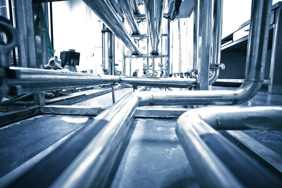 water treatment piping and infrastructure