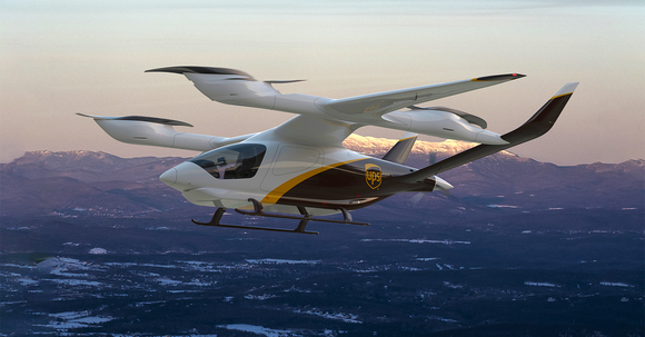 Beta Technologies electric Vertical Takeoff and Landing (eVTOL) aircraft for UPS