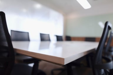 Conference table and chairs