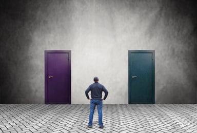 GettyImages-choosing between two doors