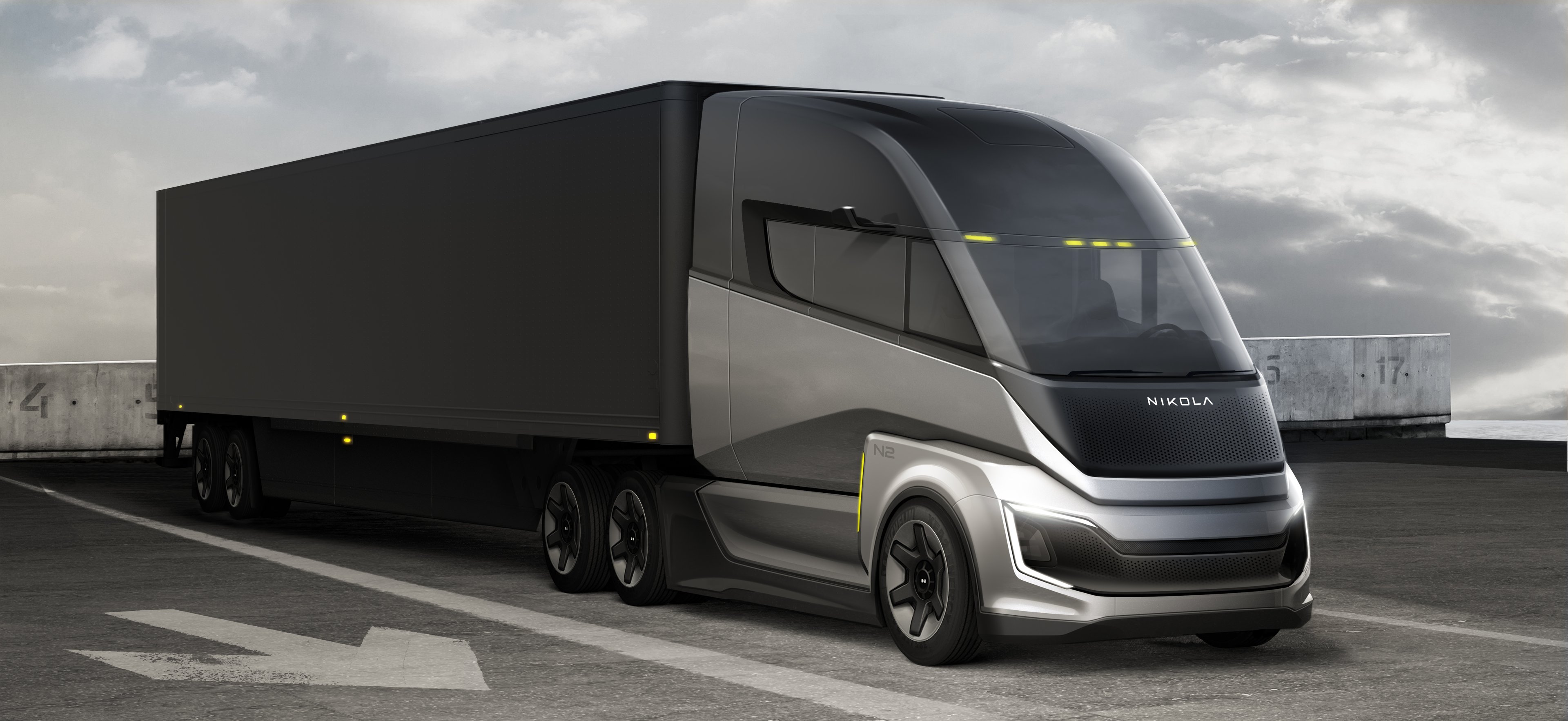 Nikola fuel cell semi truck