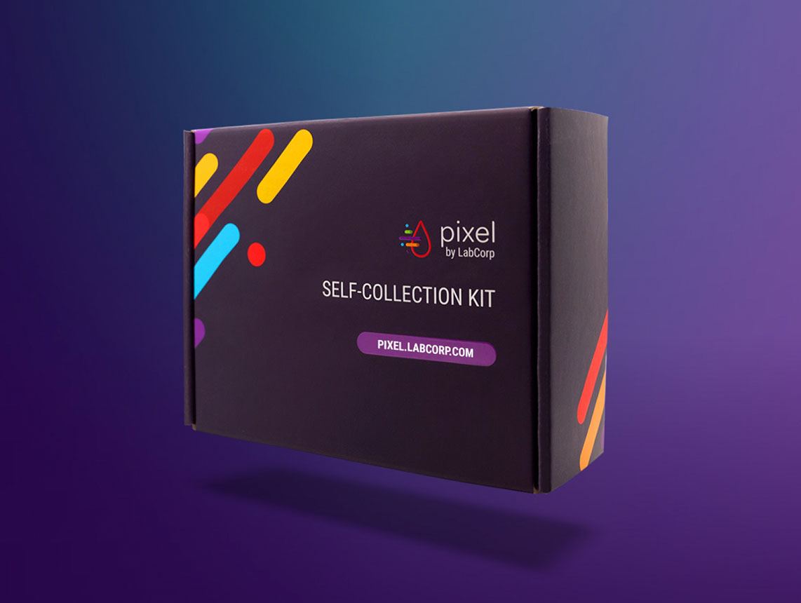 The Pixel by Labcorp PCR Test Home Collection Kit .