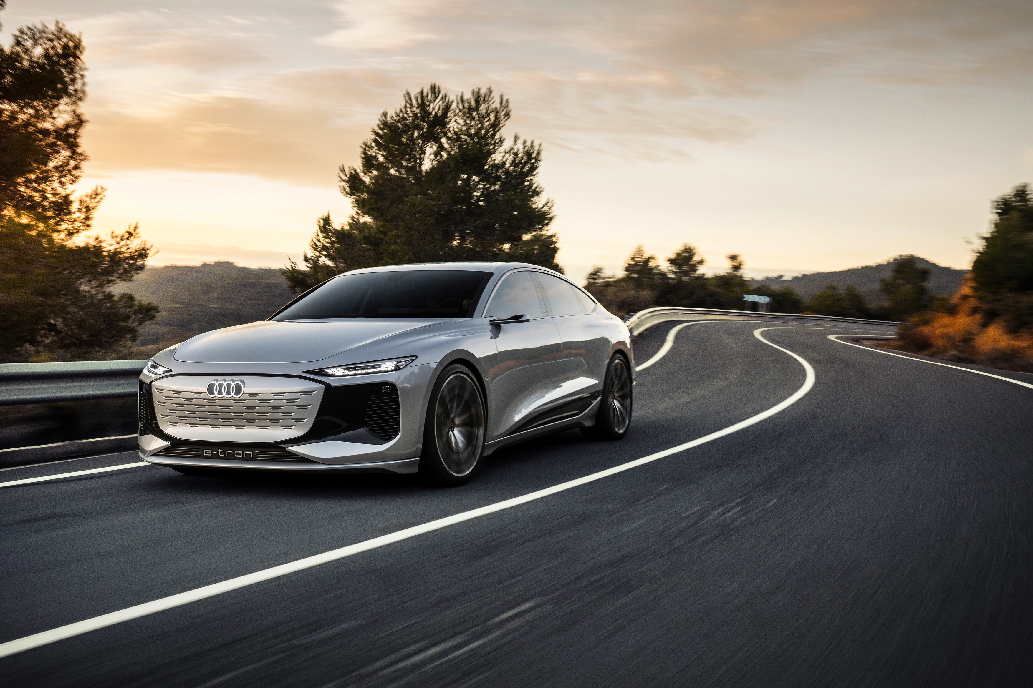 The Audi A6 e-tron concept.