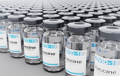 COVID-19 vaccine vials