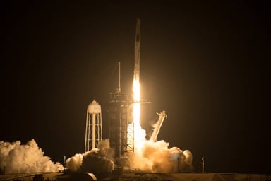 Crew-2 departs Earth IS NASA