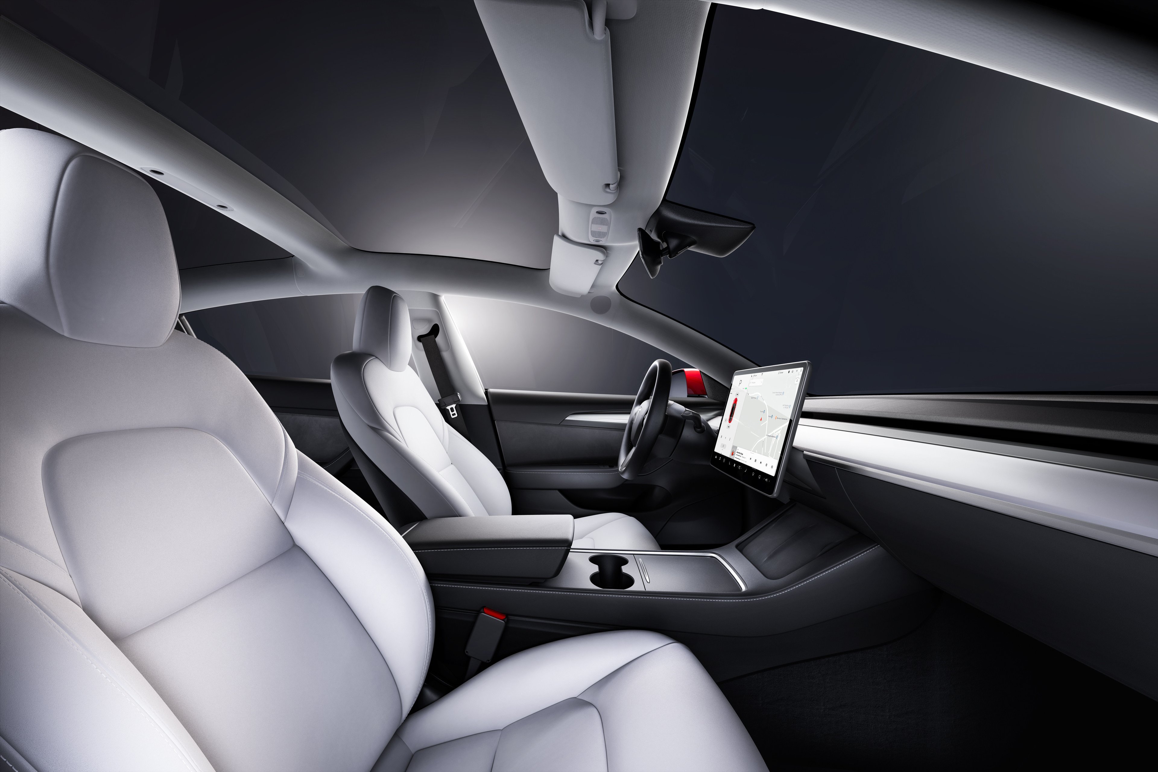 Model 3 interior.