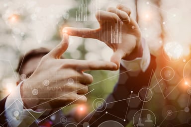 businessman frame picture focus