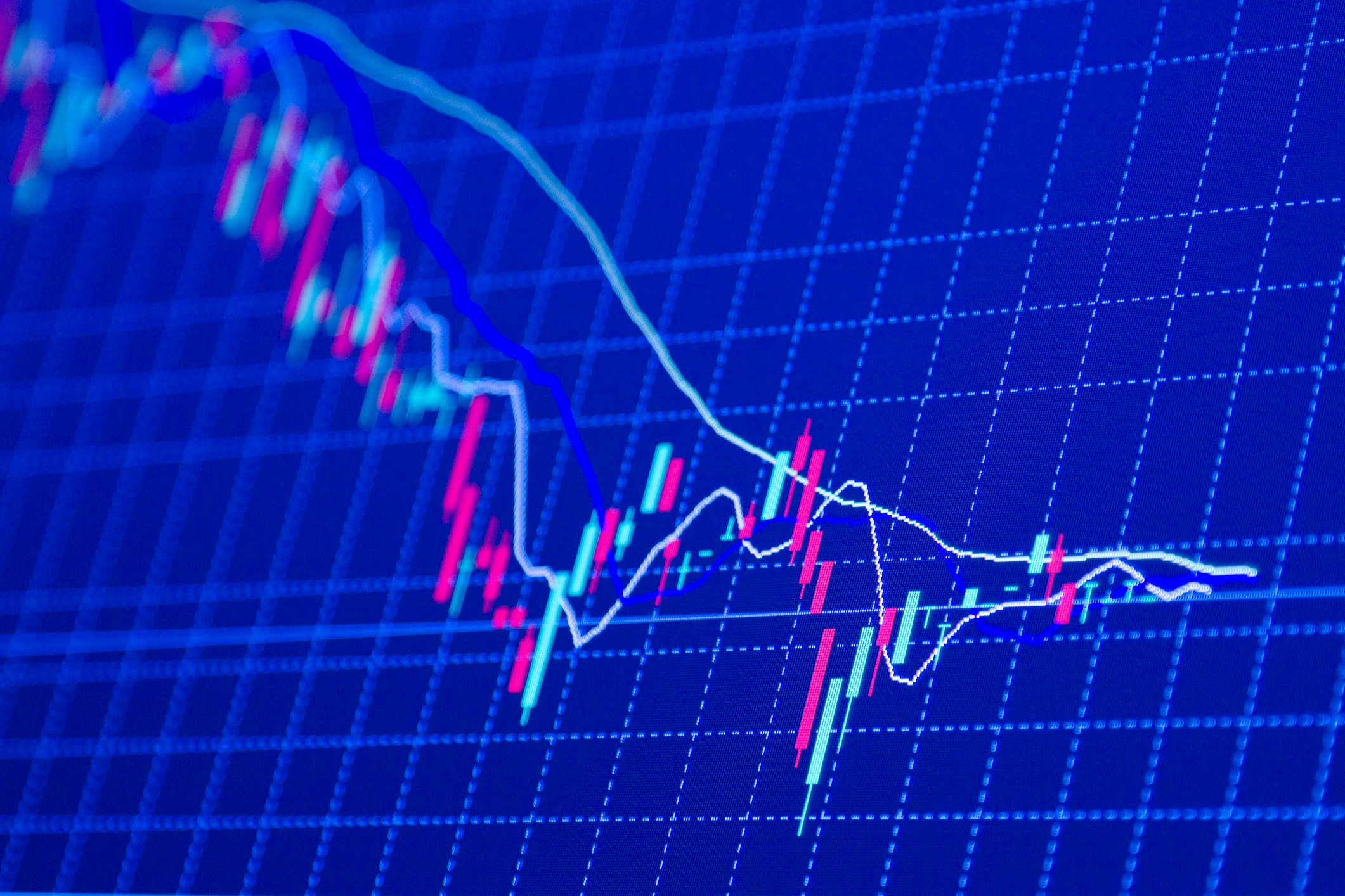 stock chart down 4