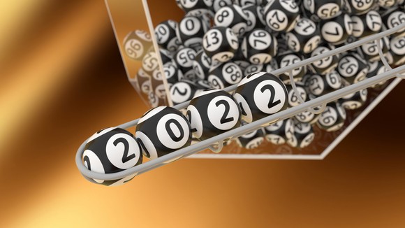 Lottery balls spelling 2022.