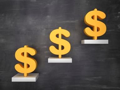 Getty - three stocks dollar signs up growing growth