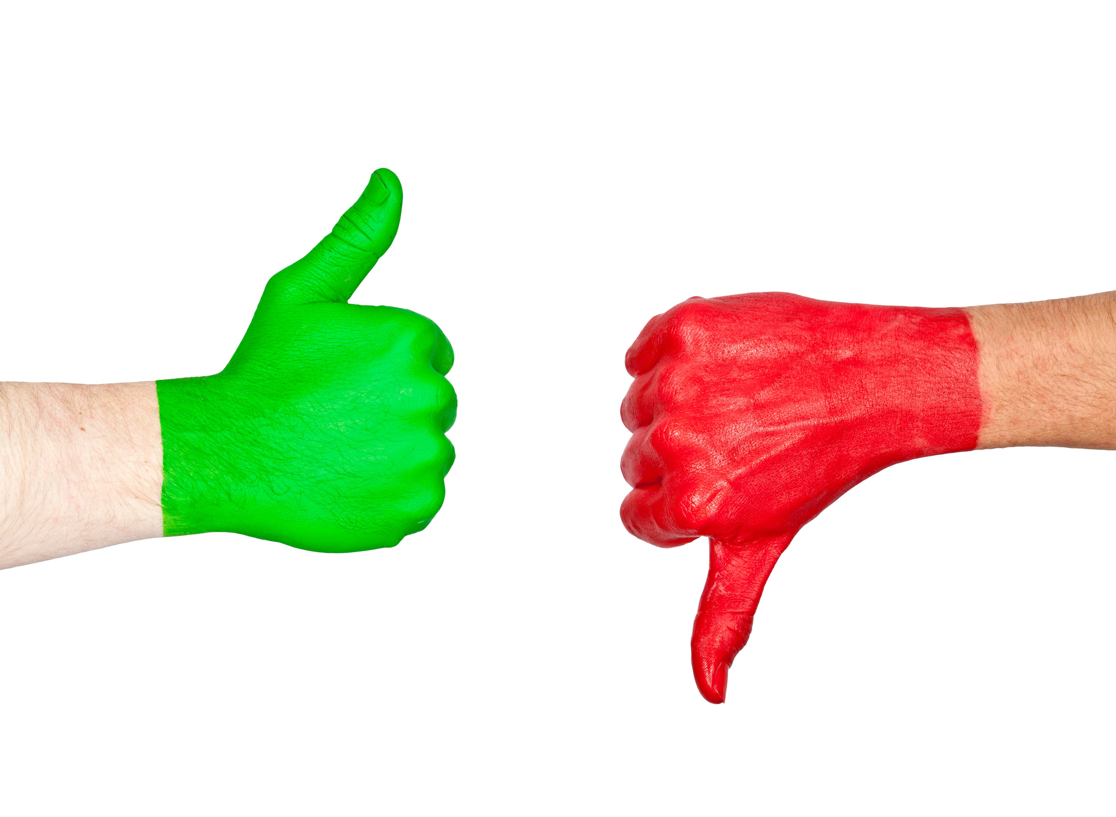 getty-green-thumb-up-red-thumb-down