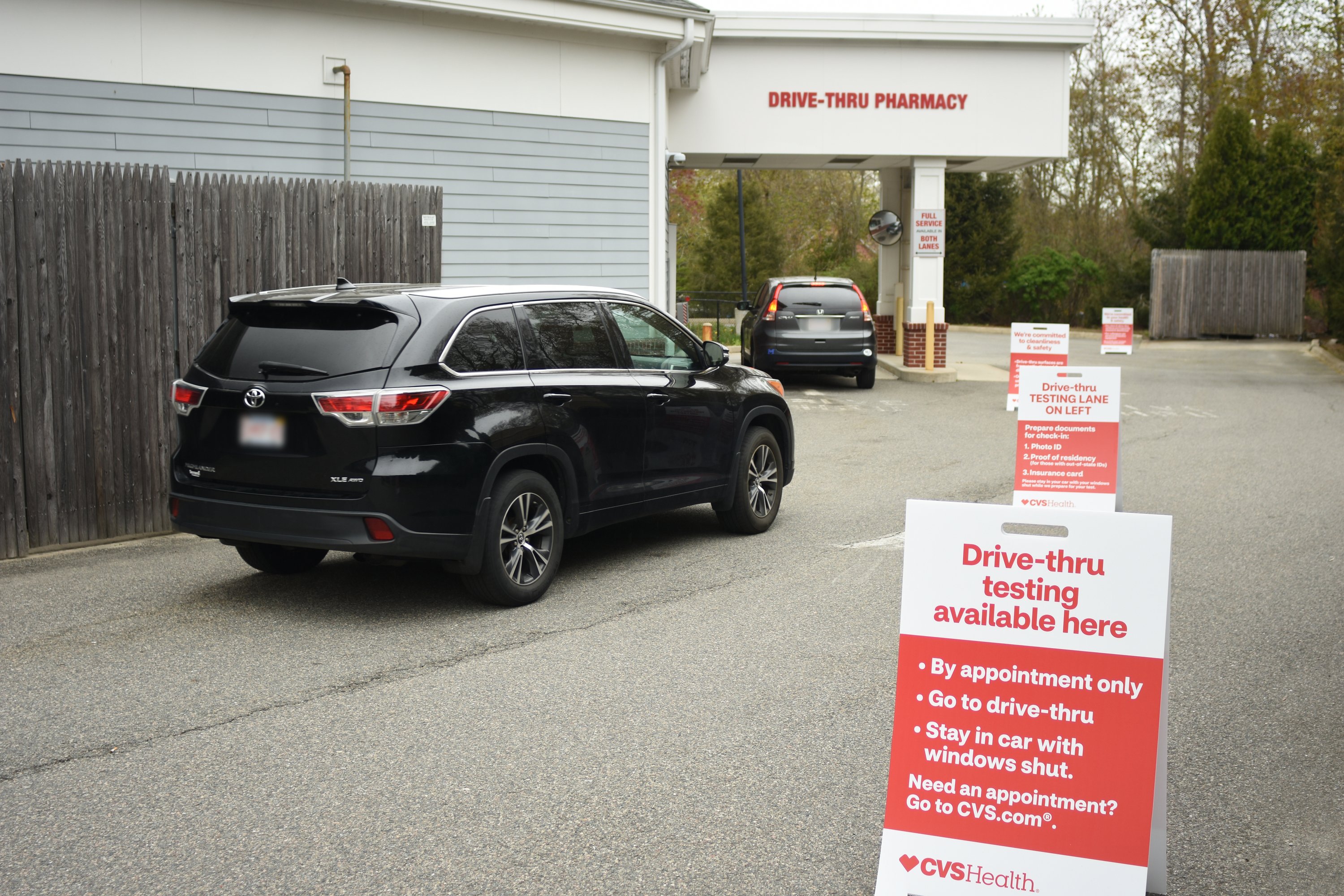 CVS Health COVID-19 testing site.