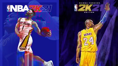 Take-Two's NBA 2K21 box art