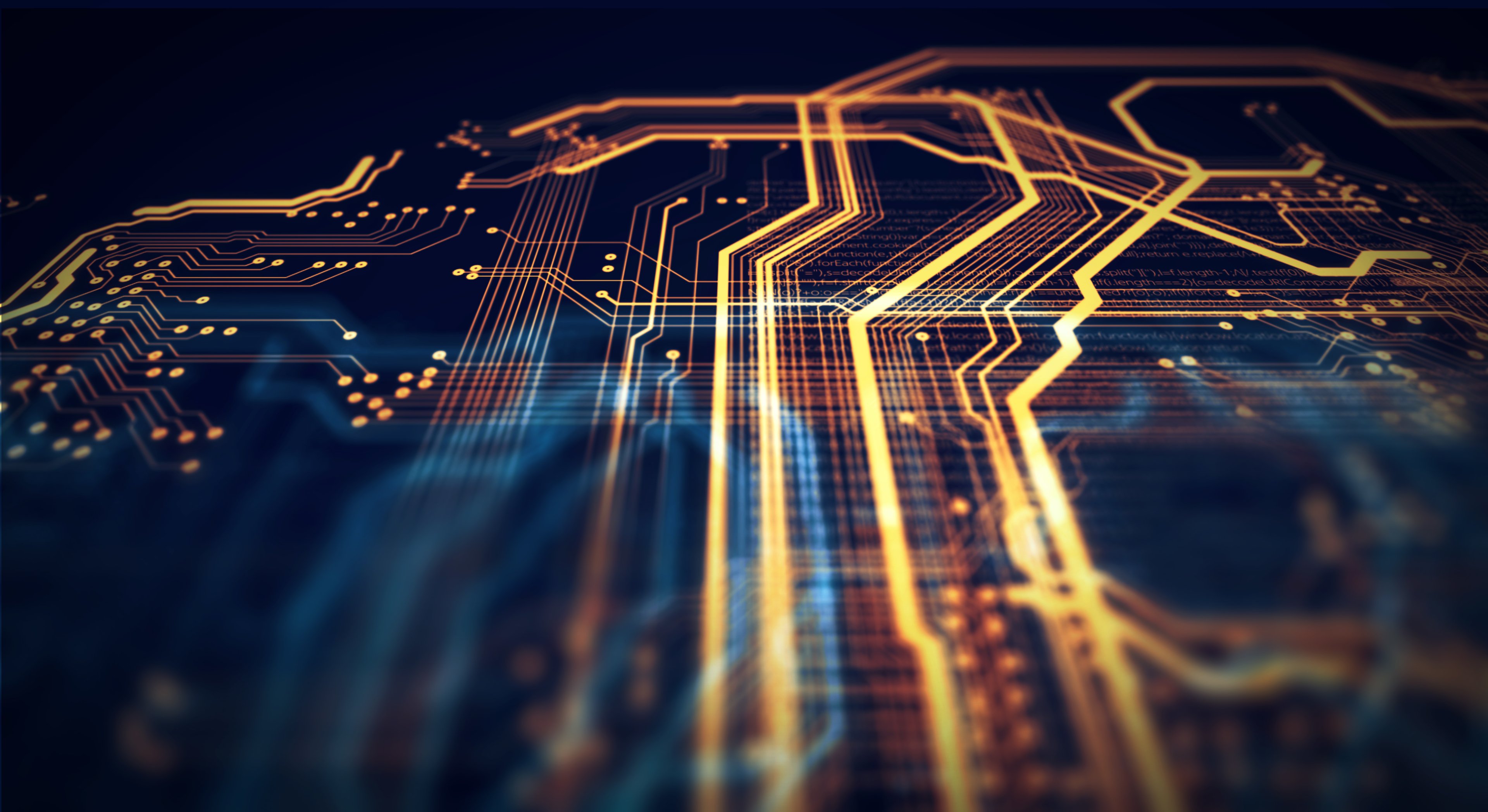 A photo of an embedded processor.