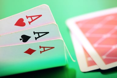 Getty - three aces big winners best winning great