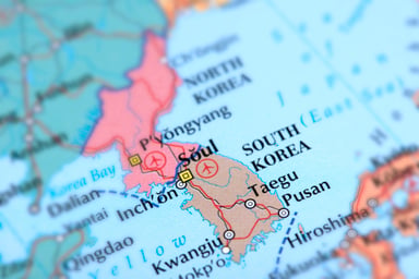 South Korea map