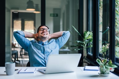 confident relaxed happy getty
