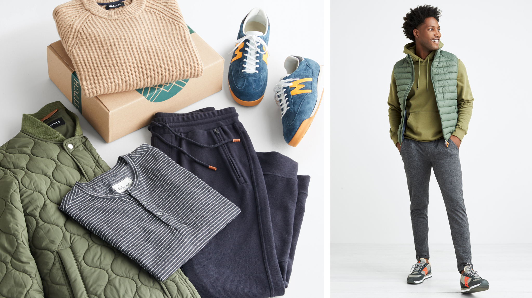 A person wearing an outfit styled by Stitch Fix.