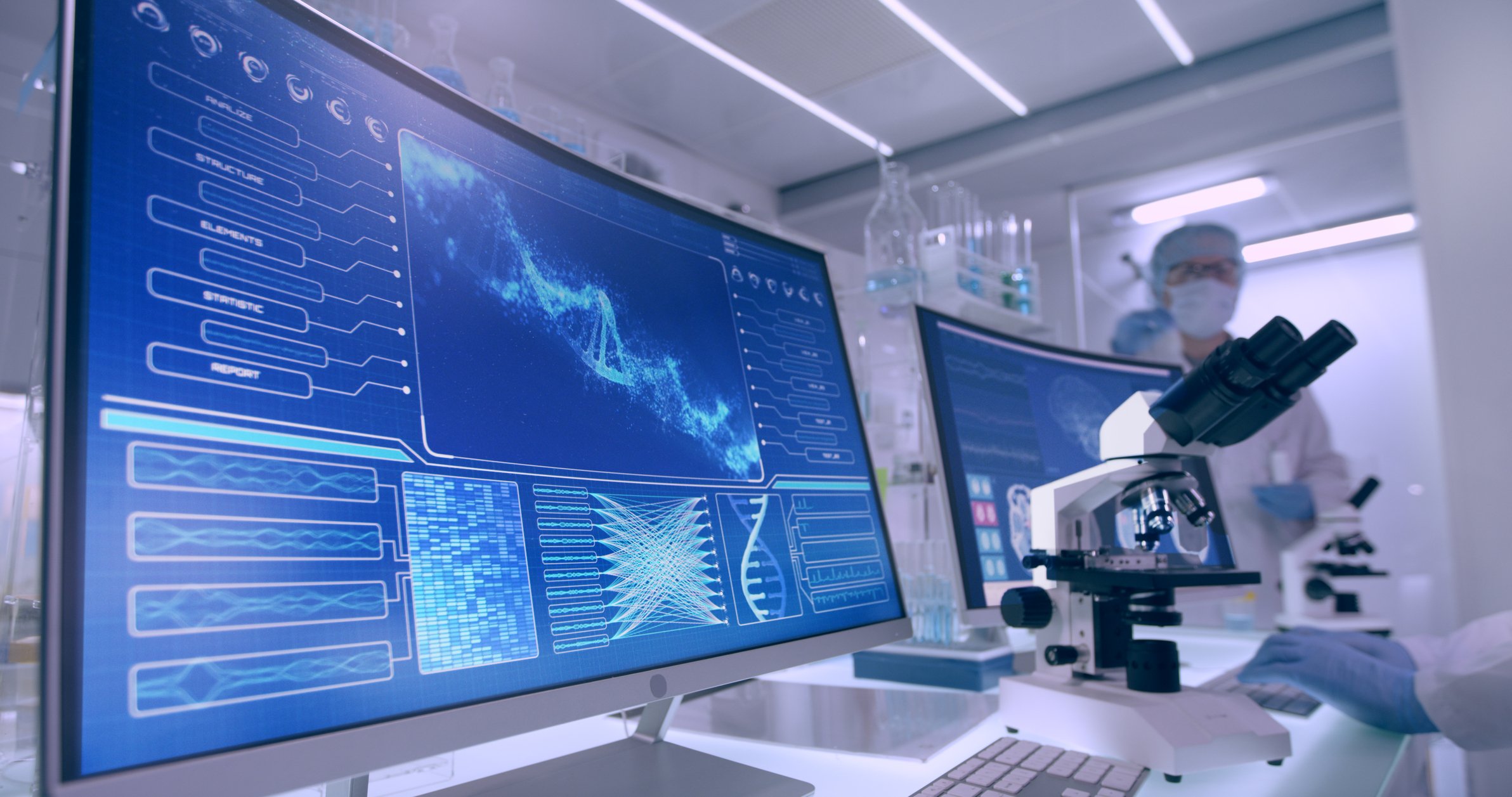 Insider view of a medical lab.