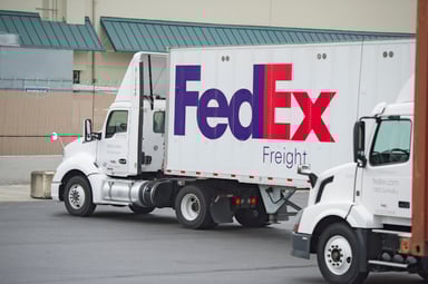 FDX FedEx freight truck Source FDX