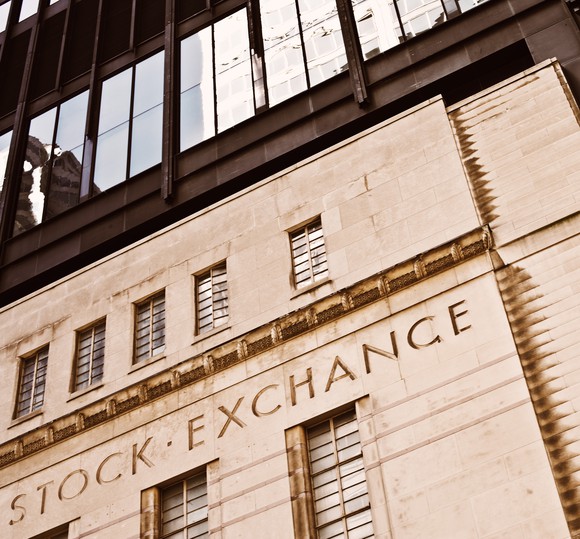 Facade of the Toronto Stock Exchange building.