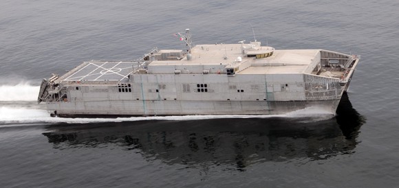 Austal EPF at sea.
