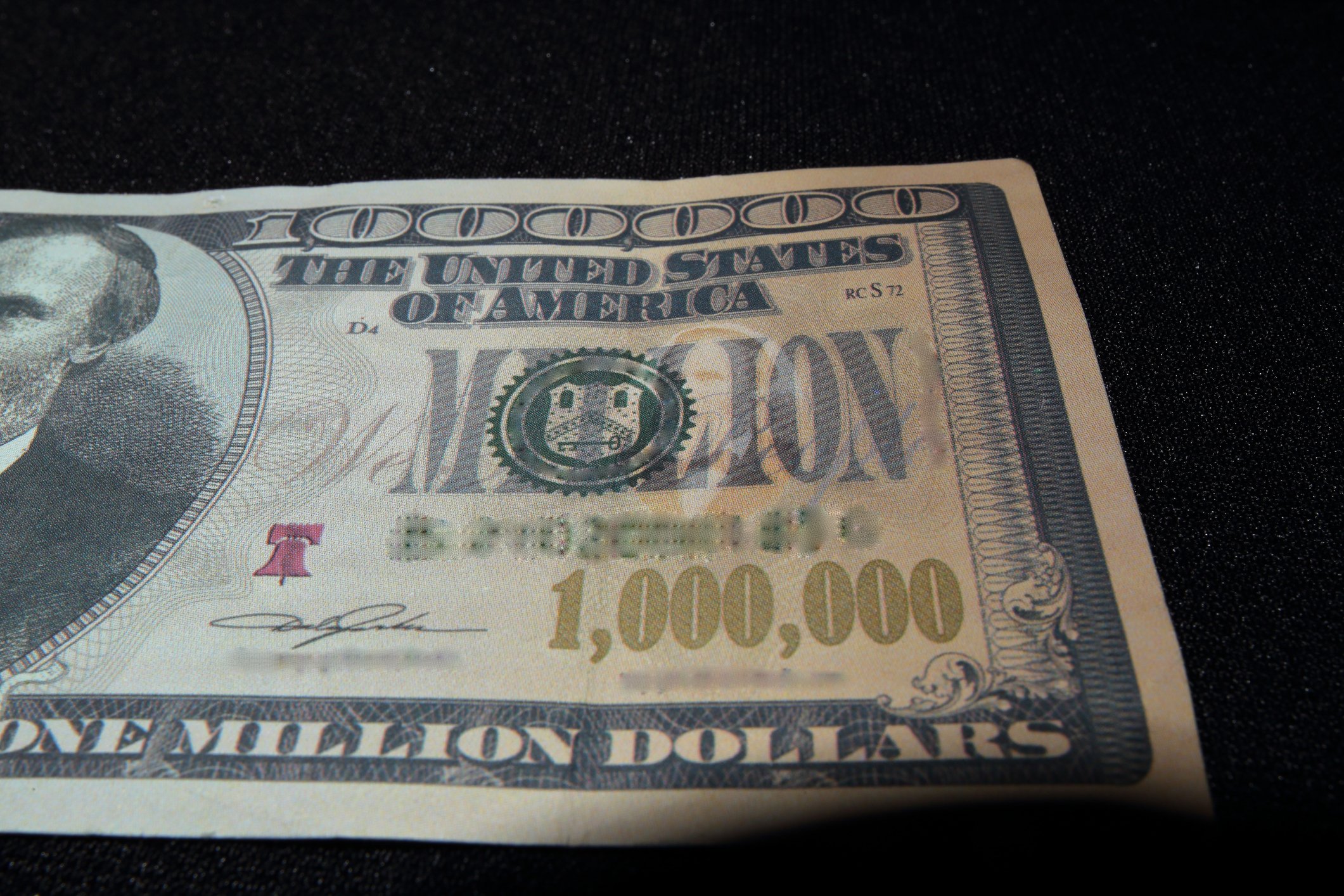 A $1 million bill.