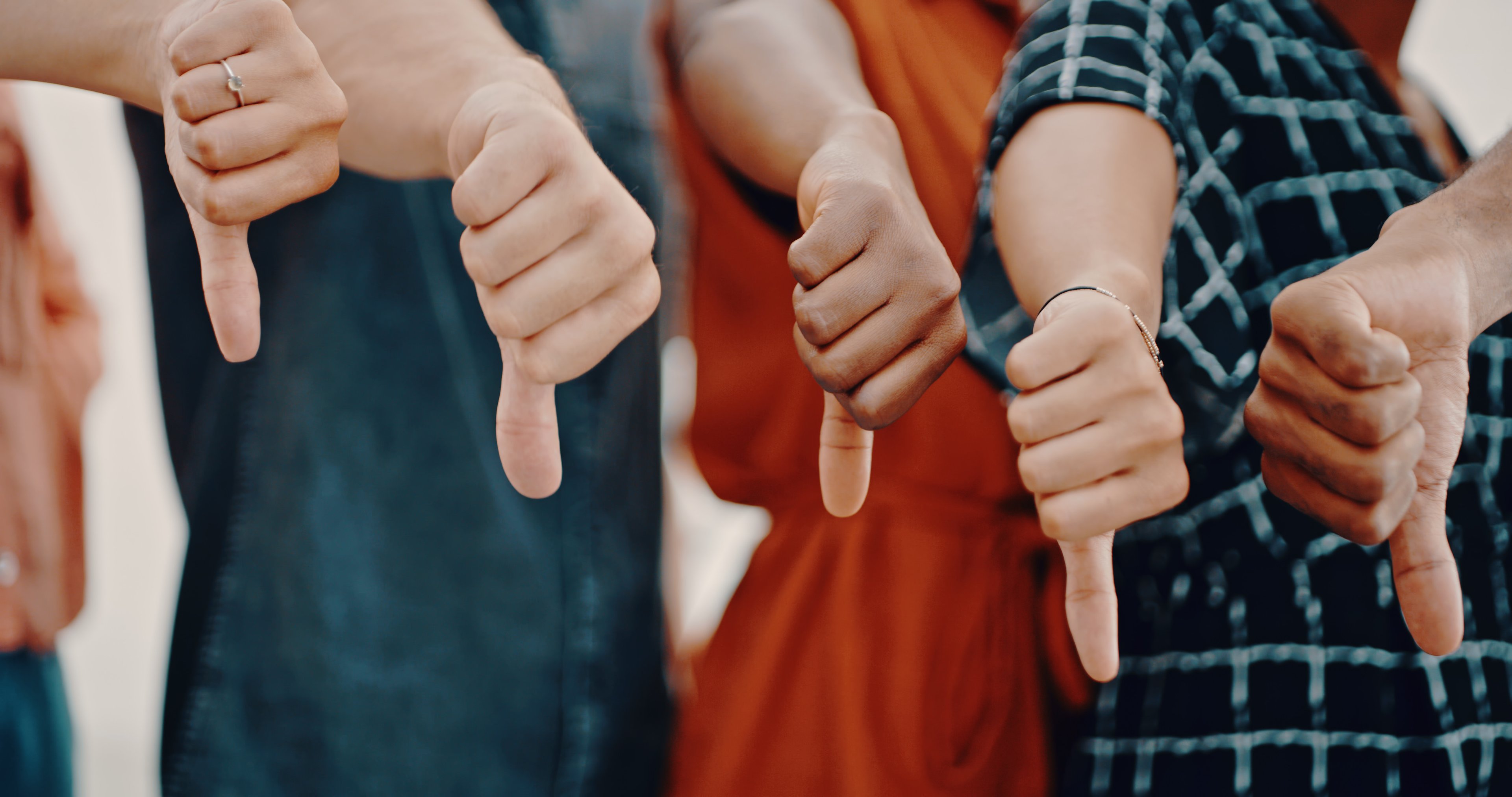 Thumbs down
