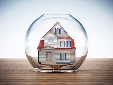 House in a fish bowl